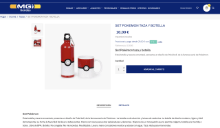 SET POKEMON TAZA Y BOTELLA por solo 10€