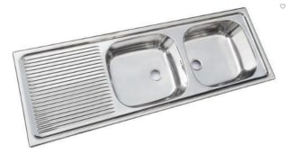 Lavaplatos Empotrar 1235x435 Mm Izquierdo rebalse Splendid por solo $69.990