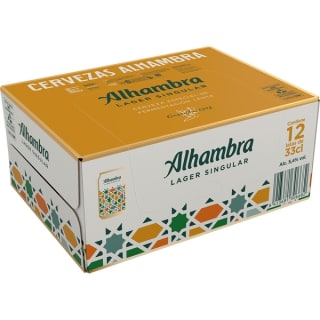 Caja de cervezas Alhambra a solo 35 centimos la lata