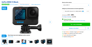 GoPro HERO 11 Black voor 349 euro