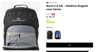 Quiksilver BURST 2.0 - Rugzak - black voor €18,75 bij Quiksilver