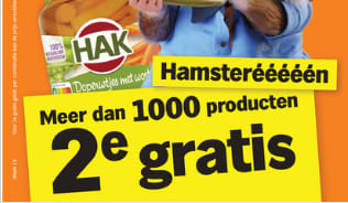 Albert Heijn Hamsterweken veel producten de 2de gratis