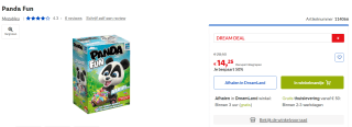 Panda Fun voor €14,25 bij Dreamland