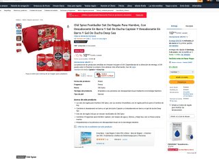 Old Spice Footballer Set De Regalo por 10,99€