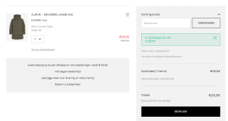 20% extra korting op alles (ook Sale!) bij VILA