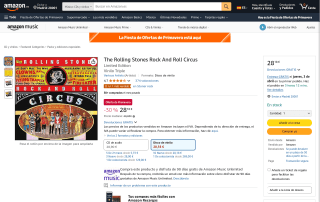 The Rolling Stones Rock And Roll Circus por 28,18€