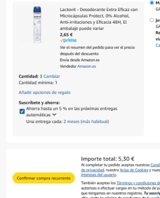 3 Desodorantes en spray Lactovit extra eficaz (3x200ml) por sólo 5,30€. A 1,77€ la unidad.