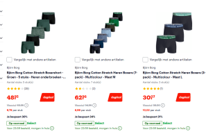 Tot 40% korting op Danish Endurance & Björn Borg boxershorts bij Bol