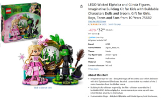 LEGO Wicked Elphaba en Glinda figuren - 75682 voor €32,99 bij Amazon