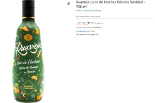 Ruavieja Licor de Hierbas Notas de Naranja y Canela (Edicion Navidad) de 700ml por 7.98€