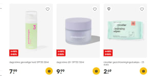 Tot 50% stapelkorting op HEMA gezichtsverzorging