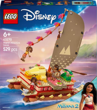 LEGO Disney Princess Vaiana's avonturenkano 43270 voor €38,99 bij Bol