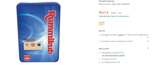 Juego Rummikub viaje caja metálica por 10.47€