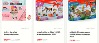 Diverse advent kalenders vanaf €9,99 bij Smythstoys