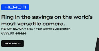 GoPro actioncam Hero 11 (Zwart) + New 1-Year GoPro Subscription voor €399.98 bij GoPro