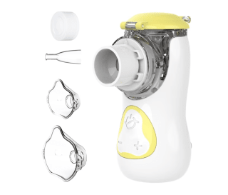 Nebulizador portatil FEELLIFE para Bebe y Adultos Silencioso Tasa de Atomización Ajustable Recargable para El Tratamiento de Tos por tan solo 35€