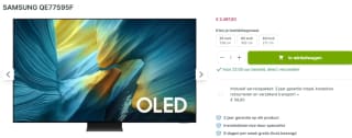 Samsung OLED S95F 77" Titanium, Zwart voor €2.497 bij Plasmavisie
