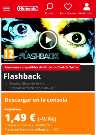 Juego Nintendo Switch EA Sports FC 24 por 31,49€.