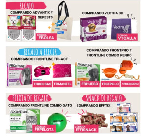 Recopilación códigos regalo desde Barakaldo tienda veterinaria