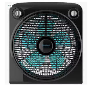 EnergySilence 6000 PowerBox Black. Ventilador de Suelo con Temporizador, 50 W, 5 aspas de 30 cm de diámetro, 3 Velocidades, Motor de Cobre, Rejilla Rotatoria por 23.82€ (Cuenta Nueva 14.24€)