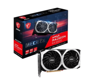 MSI AMD Radeon RX 6600 MECH 2X 8GB GDDR6 + STARFIELD por solo 199,90€