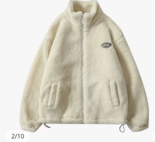 Chaqueta mullida de lana para hombre por 10,42€