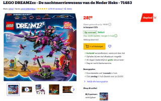 LEGO DREAMZzz - De nachtmerriewezens van de Neder Heks - 71483 voor €28,99 bij Bol.