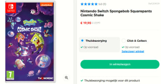 SpongeBob Squarepants: The Cosmic Shake voor €19,90 bij Smythstoys
