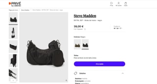 Bolso de mano -color negro Steve Madden BVITAL SET por 39€