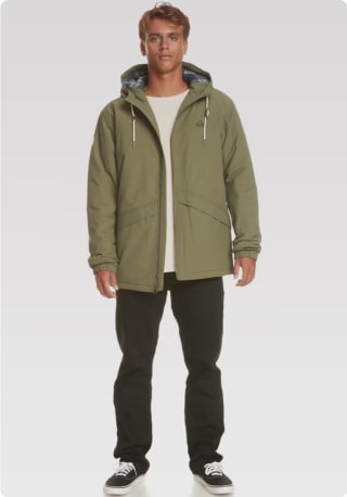 Chaqueta Quiksilver LOCHHILL ISOLIERTE outdoor verde Hombre por solo 56€