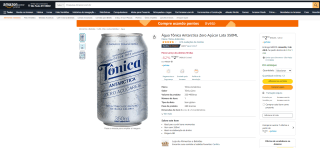 Água Tônica da Antarctica em lata de 350ml - R$ 2,39