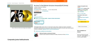 Vinilo No time To Die Edición Exclusiva Amazon 2LP por 19,64€