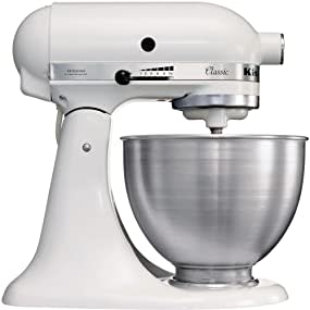 KitchenAid CLASSIC Keukenmixer wit voor €299 bij Amazon