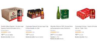 Ahorra 20% cuando gastes 50€ en bebidas en amazon