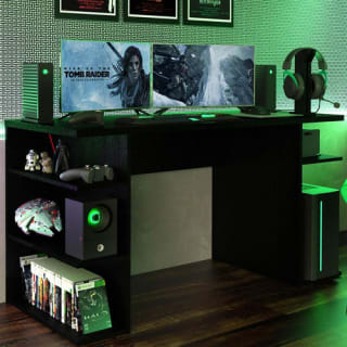 Mesa Para Computador Gamer da Madesa na cor preta - R$ 299,99