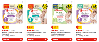 1+1 gratis op Kruidvat newborn luiers