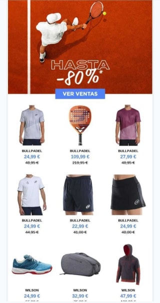 -90% Liquidación y el resto al -80% Private Sport Shop.