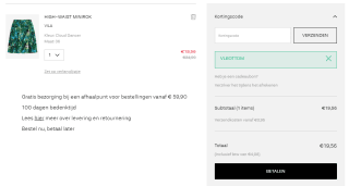 20% extra korting op sale-broeken en rokken bij Vila