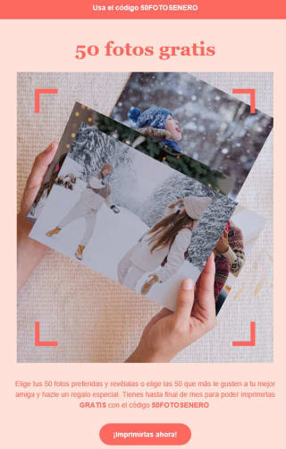 Revelado de 50 fotos gratis en Hofmann