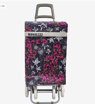 Mimocasa Carro Estampado Compra Plegable Ligero 100x41x33cm 40l. por 25,20€ (15,12€ usuario nuevo)