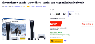 PlayStation 5 Console GOW Bundel