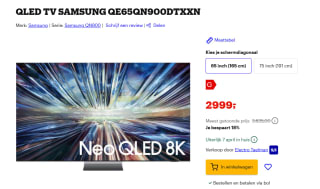 Samsung Neo QLED 8K 65QN900D (2024) voor €2.999 bij bol