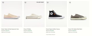 Tot 50% korting in de sale bij Converse