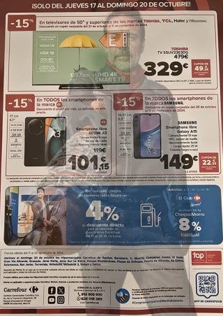 Folleto CarreOFERTAS del 17 al 20 de Octubre en Carrefour