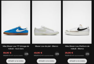 Rebajas hasta 75% + 10€ EXTRA descuento Nike calzado y ropa a precios de locura