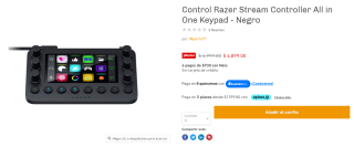 Keypad Razer Stream All in One por $4,899 en Imports77