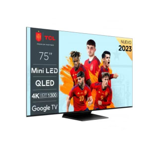 TCL 75QM8B TV MiniLED 75” QLED 144Hz 4K HDR Premium 1300nits Google TV Dolby Vision IQ & Atmos por 899€