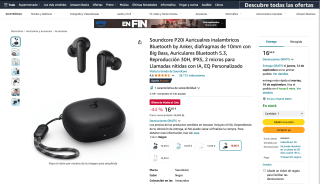 Auriculares Soundcore P20i by Anker por 16,66€