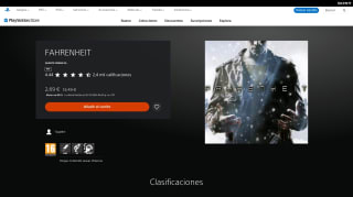 FAHRENHEIT Quantic Dream PS4 por 2,69€