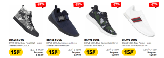 Tot 77% korting op merkkleding/schoenen van Brave Soul bij Sport-korting